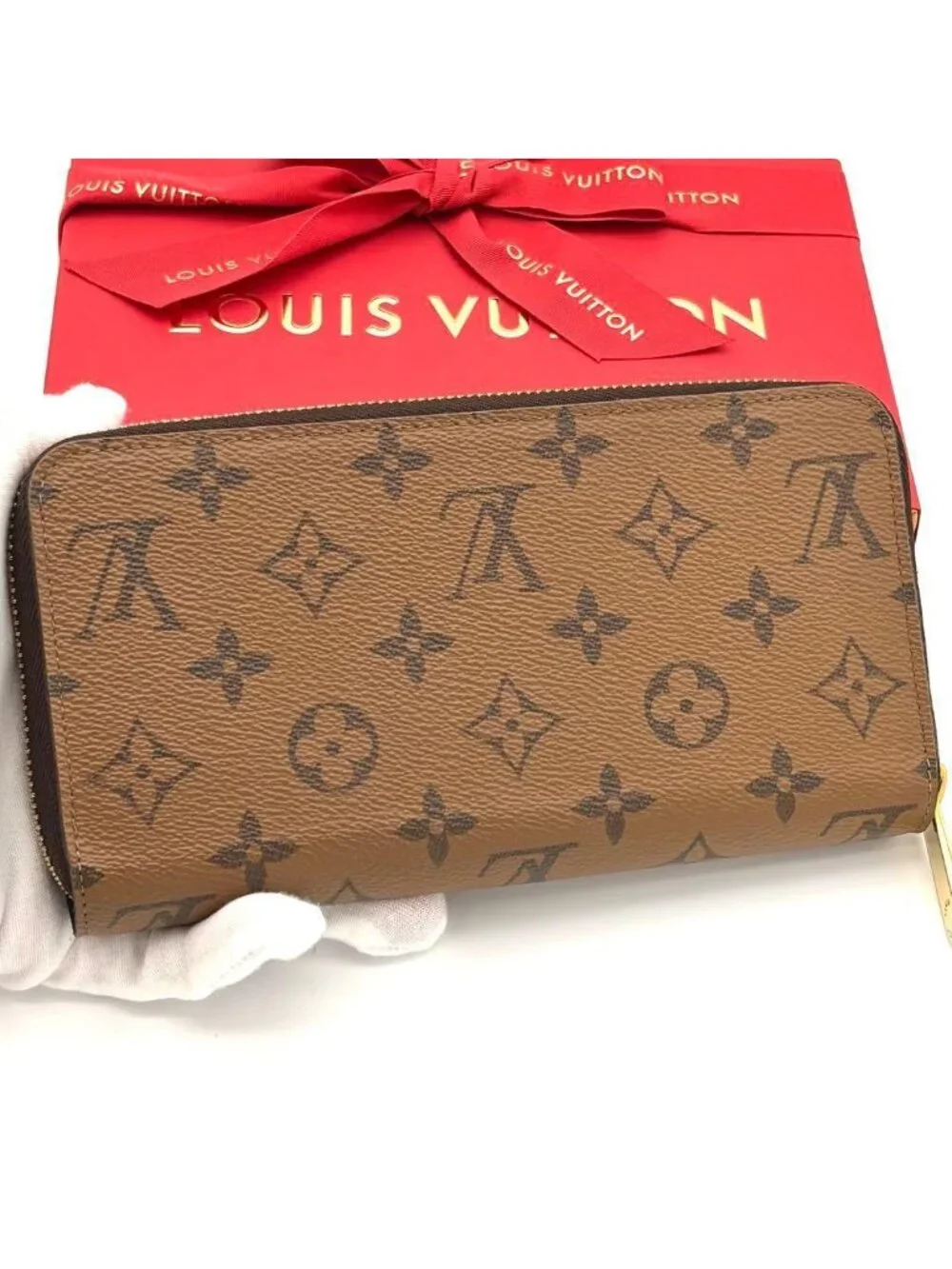 Louis Vuitton Almost Wallet Zippy Monogram Reverse Brown